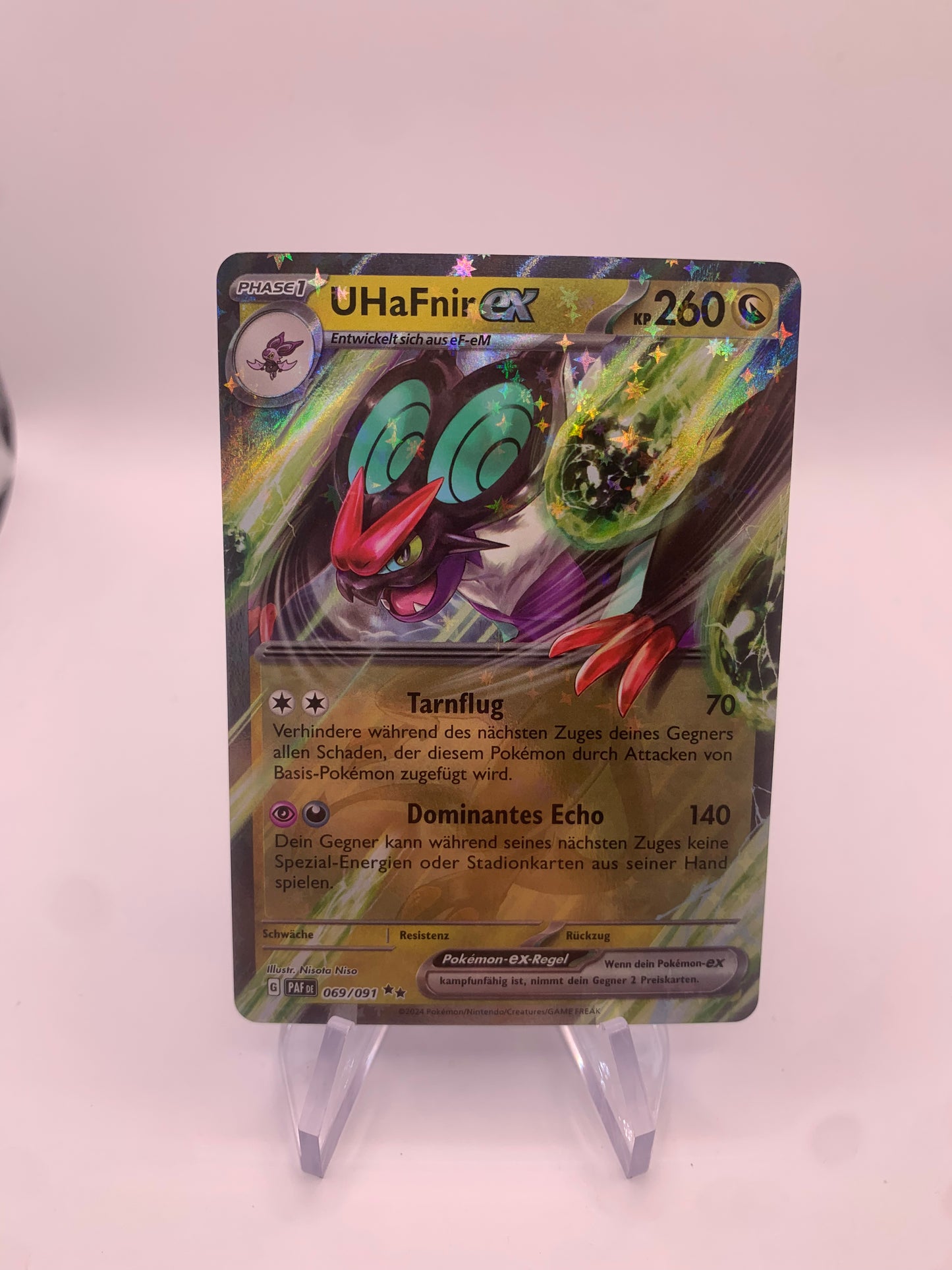 Pokemon Karte Ex UHaFnir 69/91 Deutsch