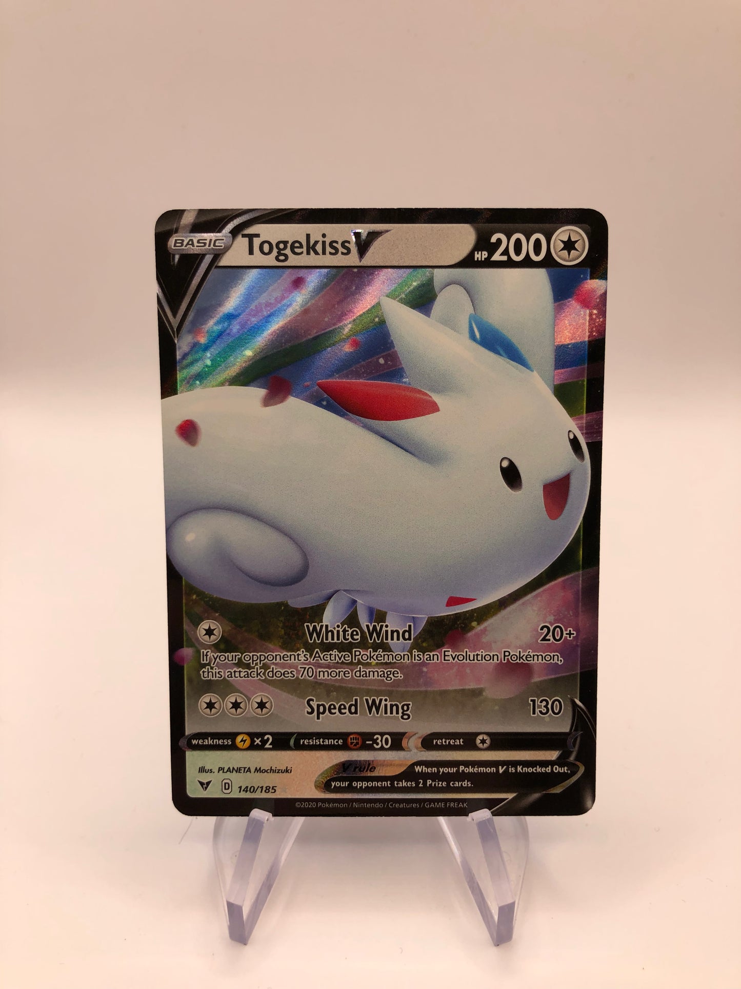 Pokemon Karte V Togekiss 140/185 Englisch
