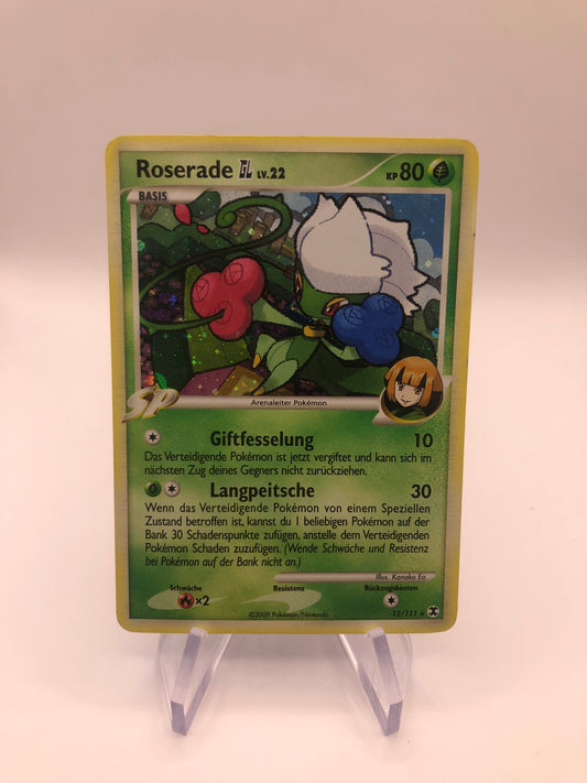 Pokémon Karte Holo Roserade 12/111 Deutsch