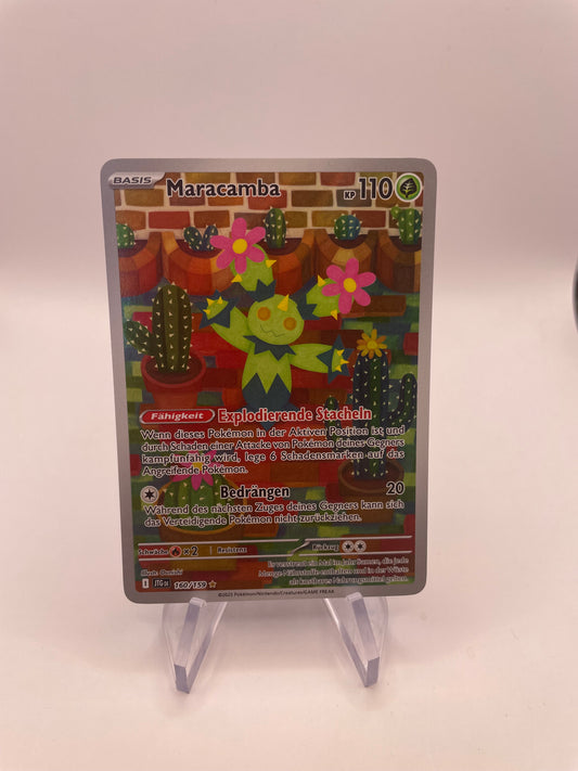 Pokemon Karte Art Rare Maracamba 160/159 Deutsch