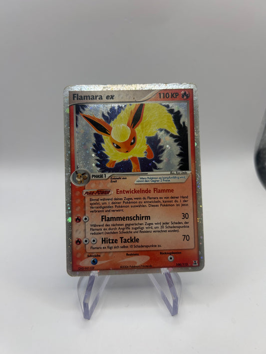 Pokemon Karte ex Flamara 108/113 Deutsch
