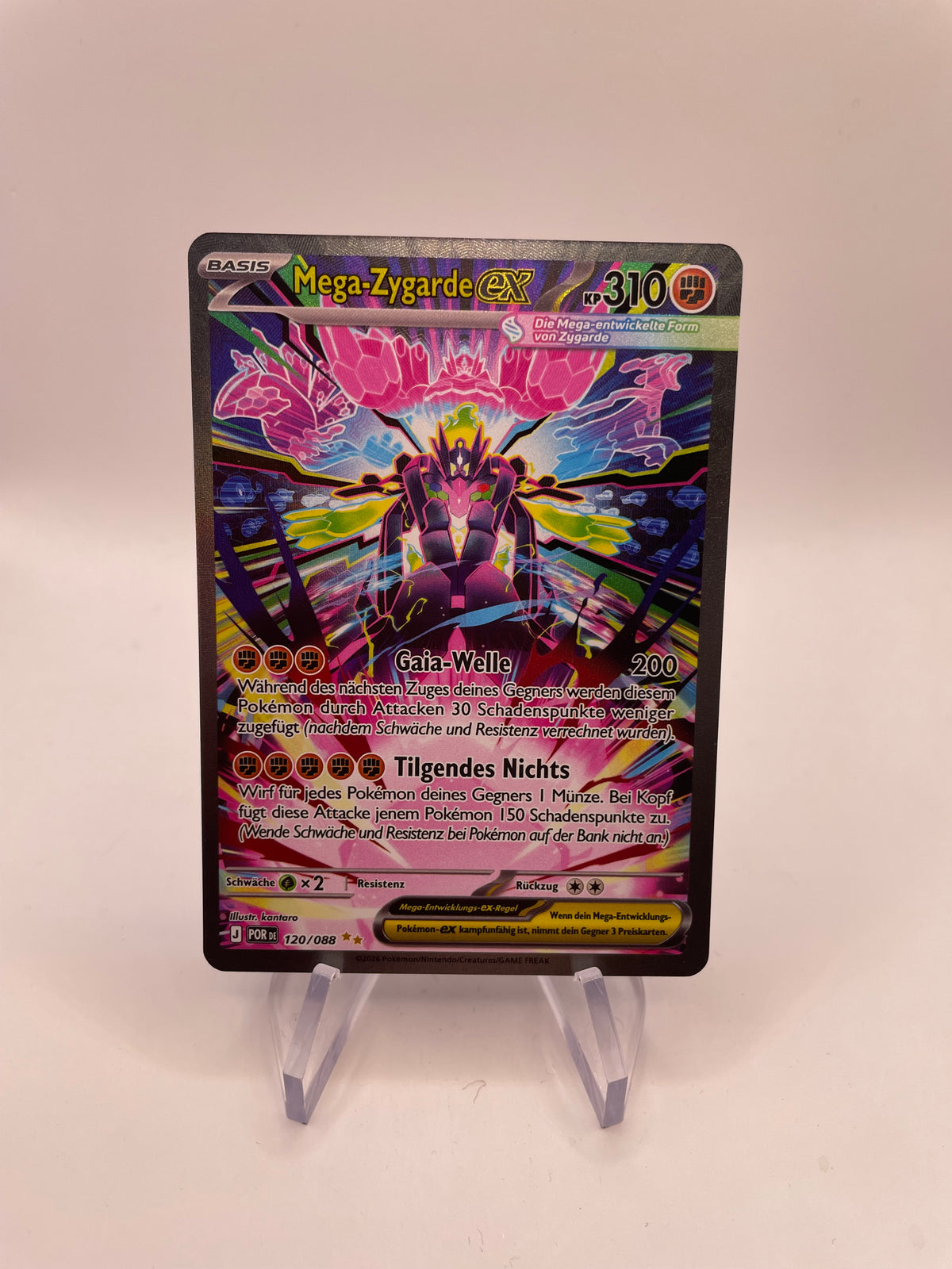 Pokemon Karte EX Zygarde 120/88 Deutsch