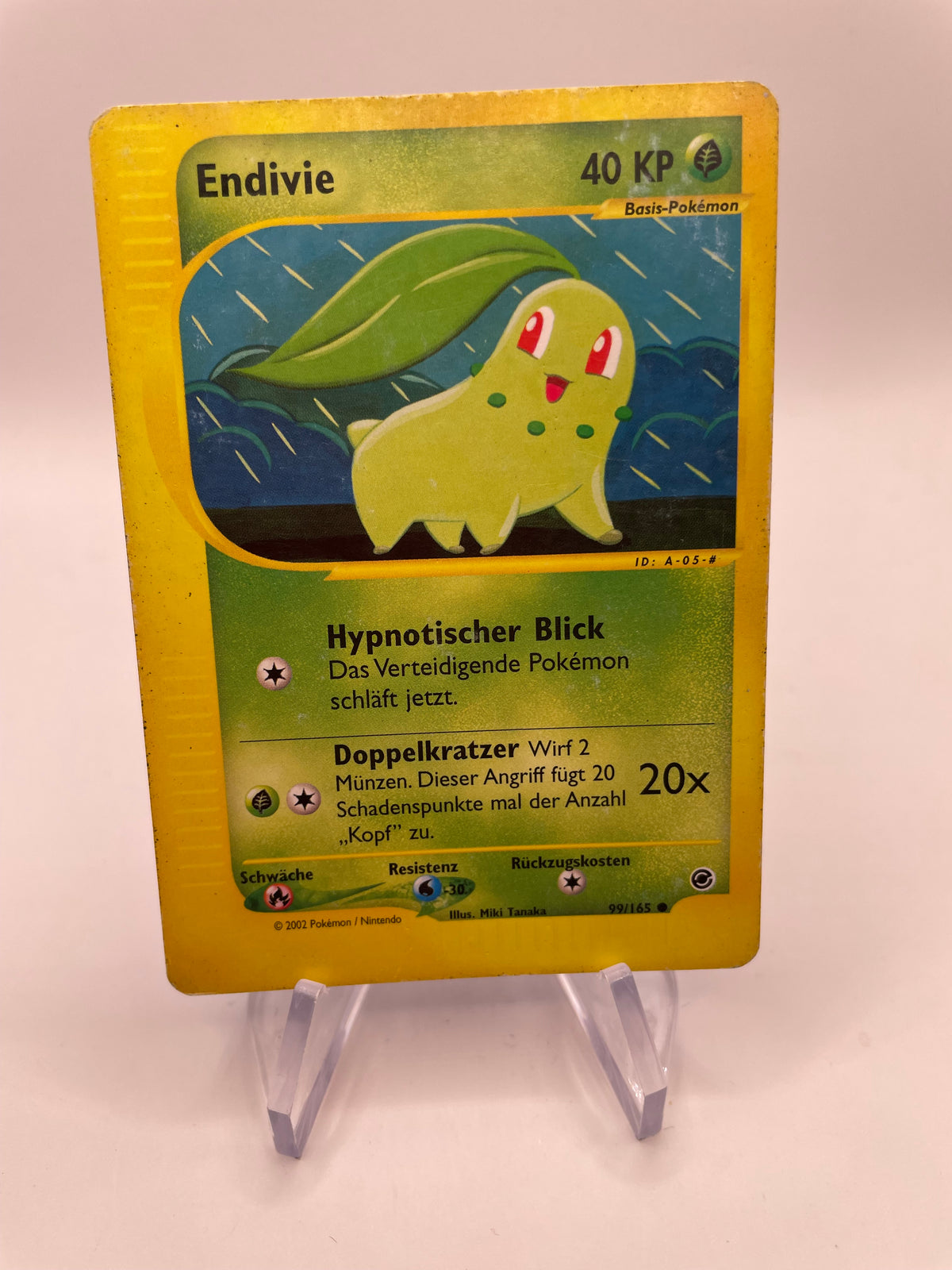 Pokemon Karte e-Series Endivie 99/165 Deutsch
