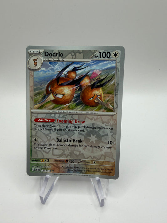 Pokemon Karte Reverse 151 Dodri 85/165 Englisch