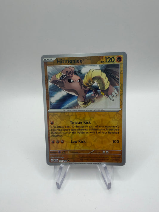 Pokemon Karte Reverse 151 Kicklee 106/165 Englisch