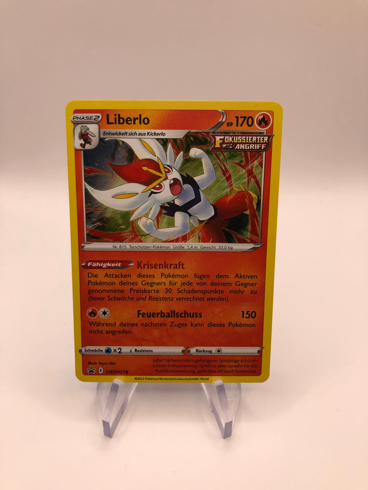 Pokemon Karte Promo Holo Liberlo SWSH278 Deutsch