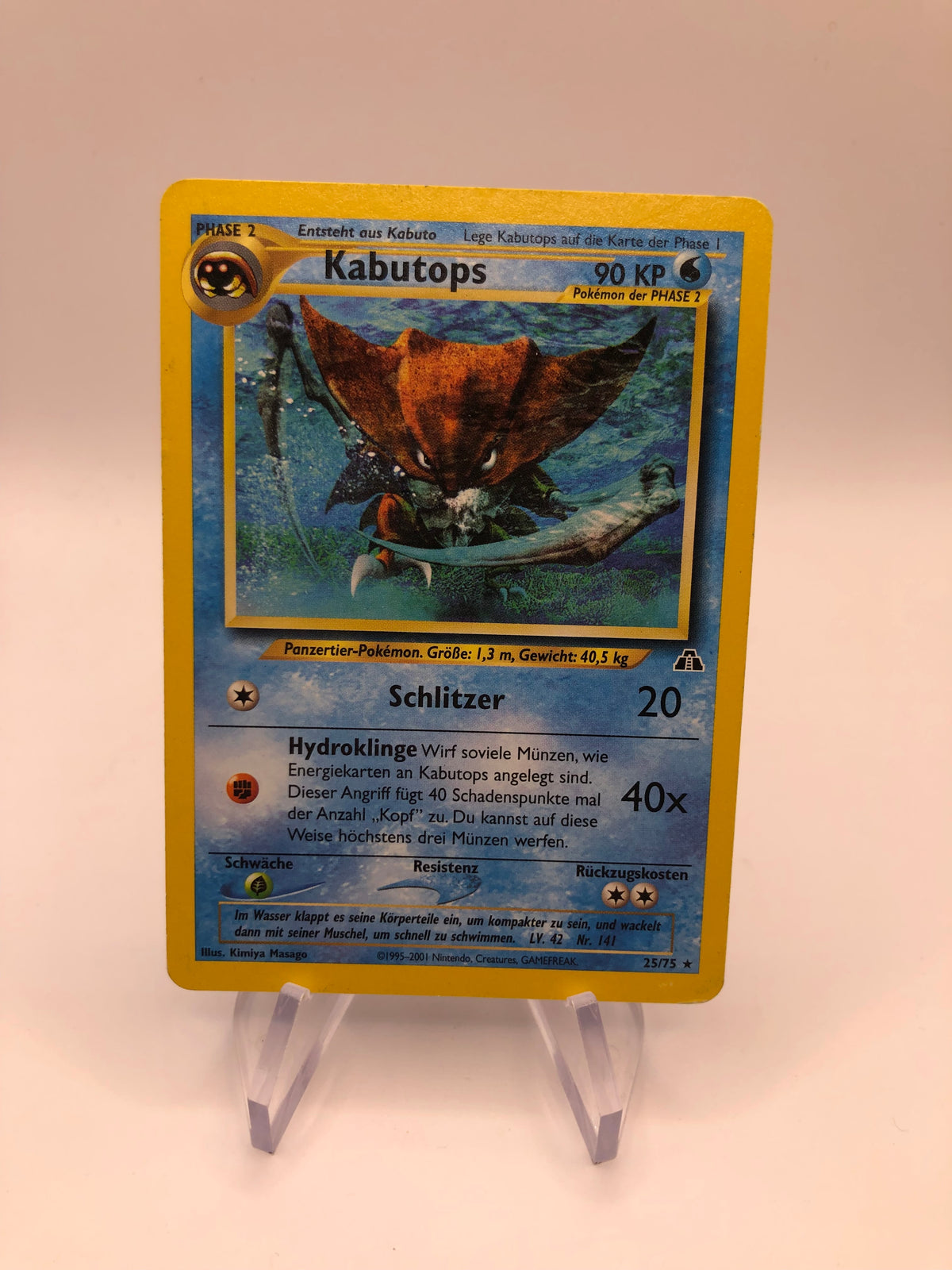 Pokemon Karten Kabutops 25/75 Deutsch