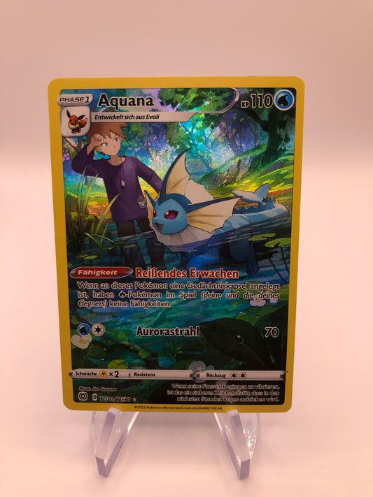 Pokemon Karte Art-Rare Aquana TG02/TG30 Deutsch