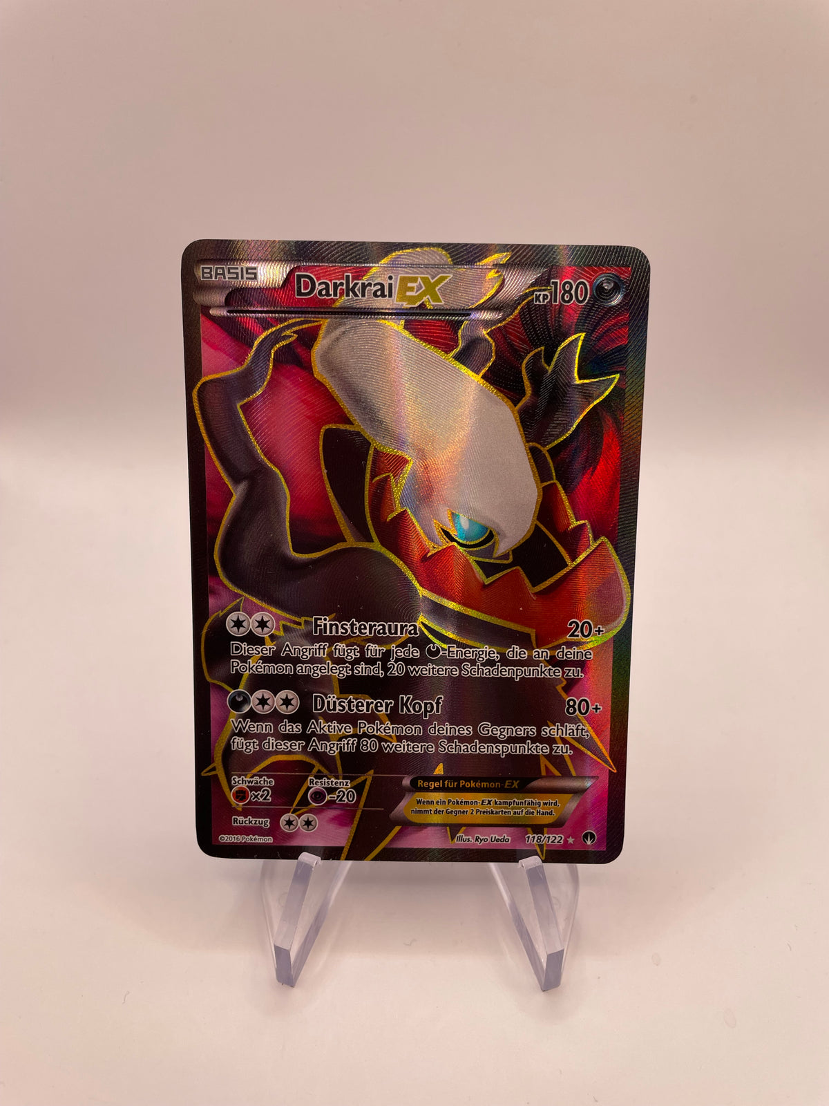 Pokemon Karte EX Darkrai 118/122 Deutsch