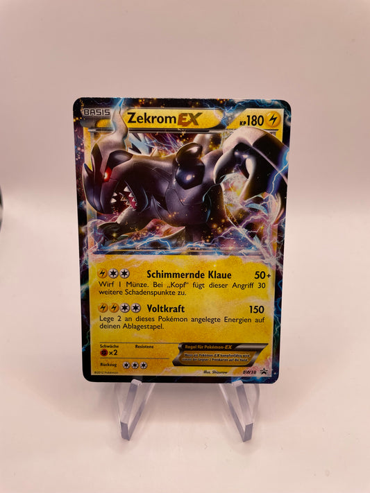 Pokemon Karte EX Promo Zekrom BW38 Deutsch