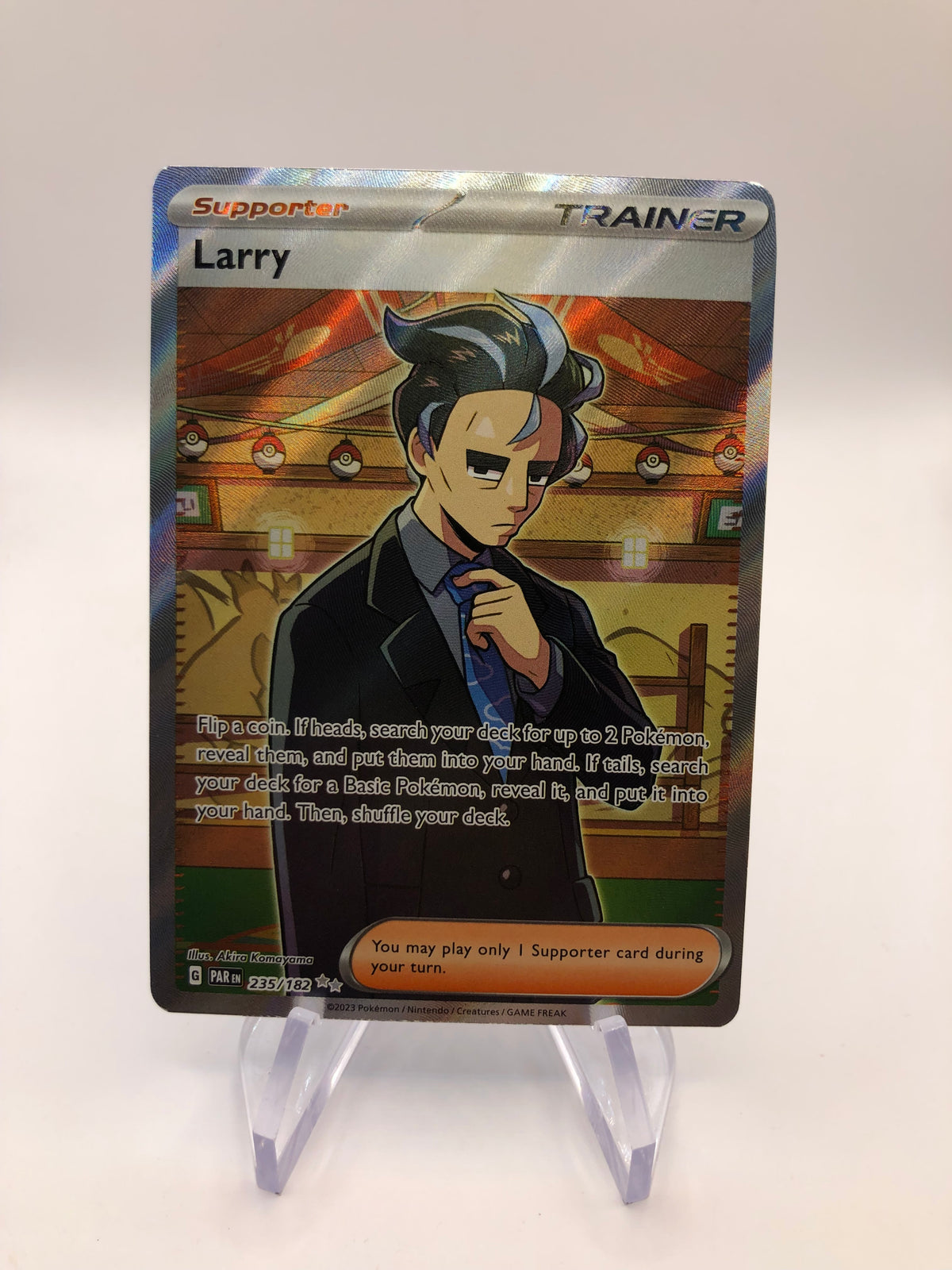 Pokemon Karten Trainer Larry 235/182 Englisch