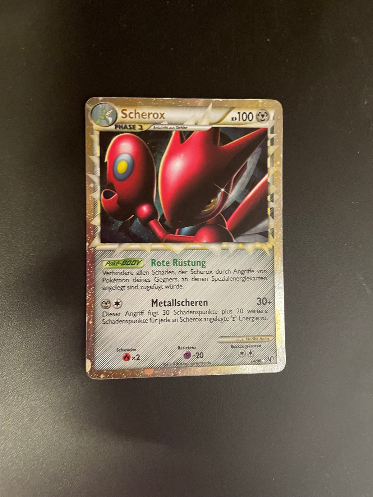 Pokemon Karte Prime Scherox 84/90 Deutsch