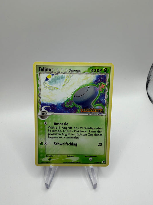 Pokemon Karte Stamp Delta Species Felino 71/101 Deutsch