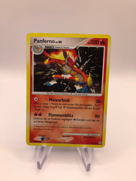 Pokemon Karte Holo Panferno 5/130 Deutsch