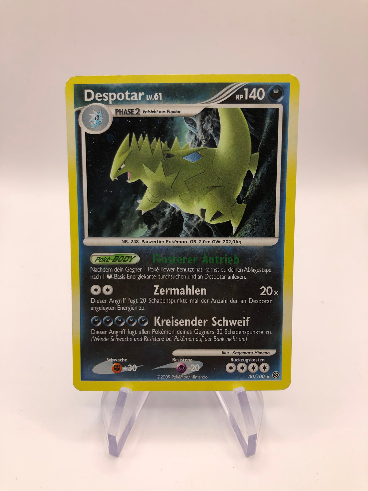 Pokemon Karte Holo Despotar 30/100 Deutsch