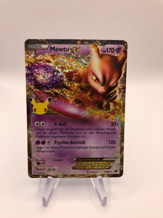 Pokemon Karten Celebration Ex Mewtu 54/99 Deutsch