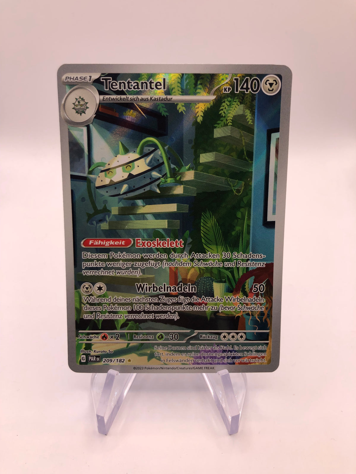 Pokemon Karten Art-Rare Tentantel 209/182 Deutsch