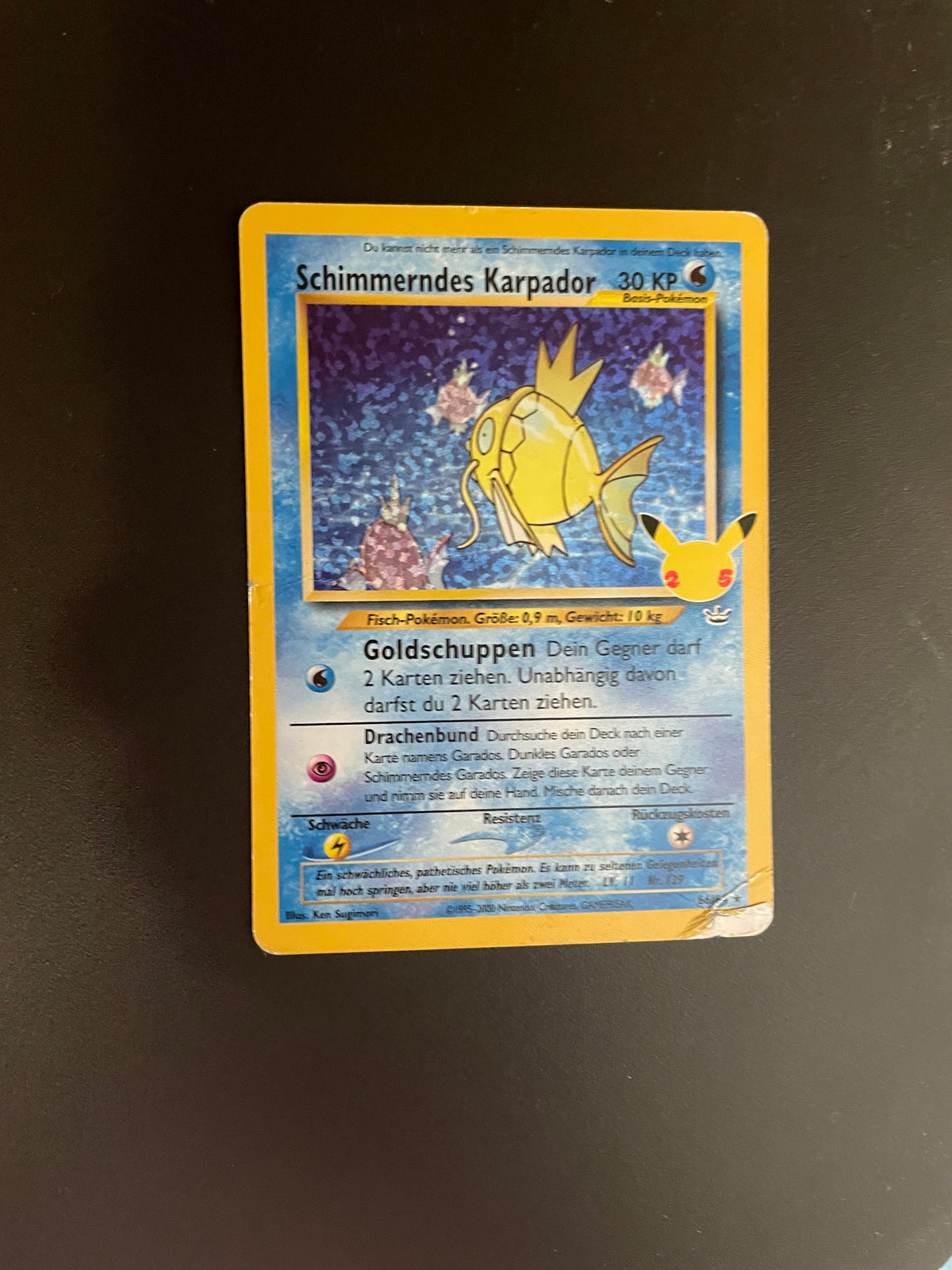 Pokemon Karte Celebration Schimmerndes Karpador 66/64 Deutsch