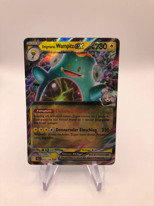 Pokemon Karte EX Wampitz 53/159 Deutsch