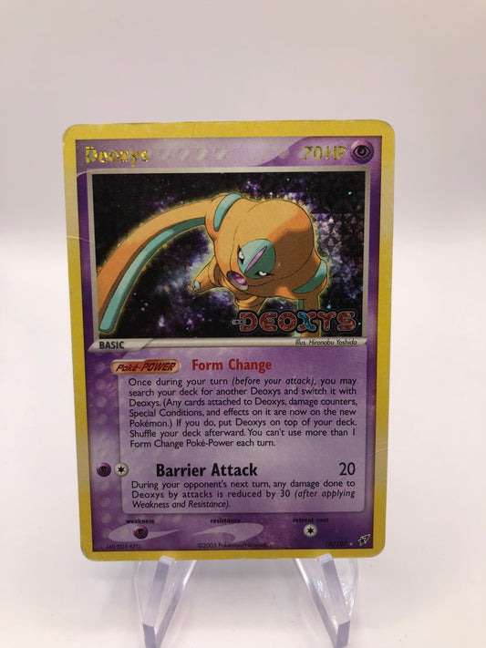 Pokemon Karte Holo Deoxys 18/107 Englisch