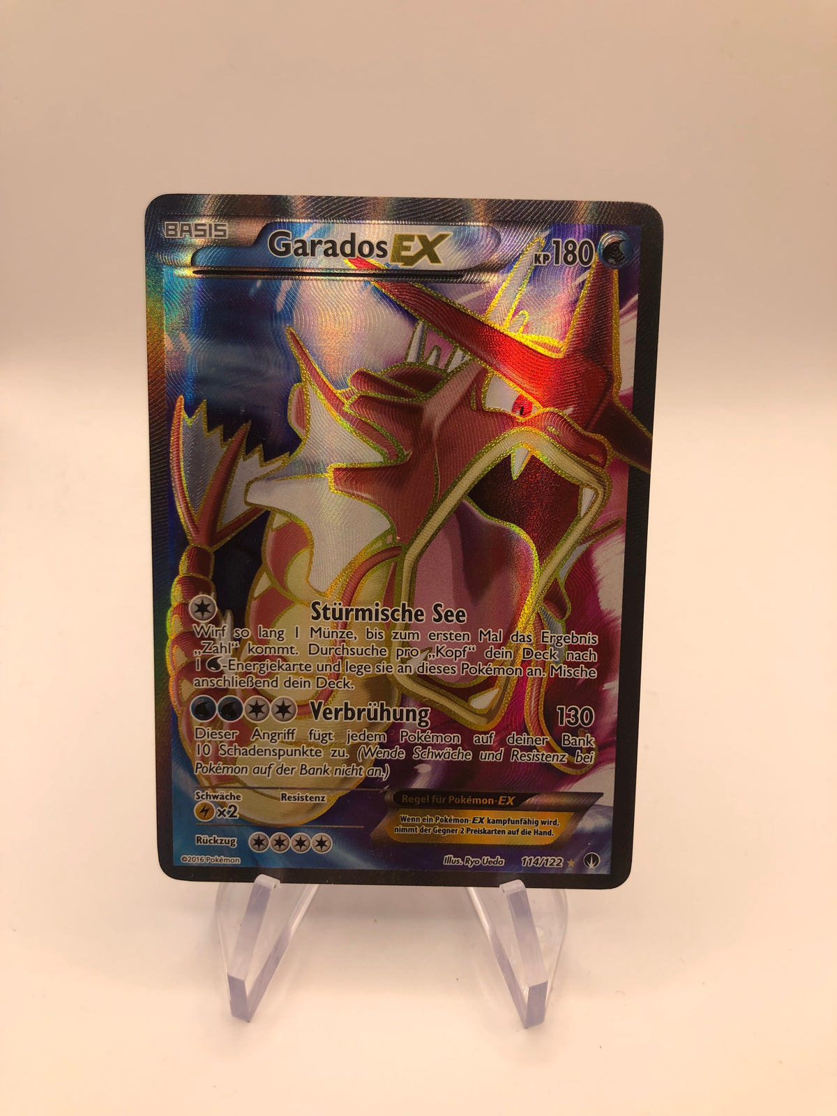 Pokemon Karten Ex Shiny Garados 114/122 Deutsch