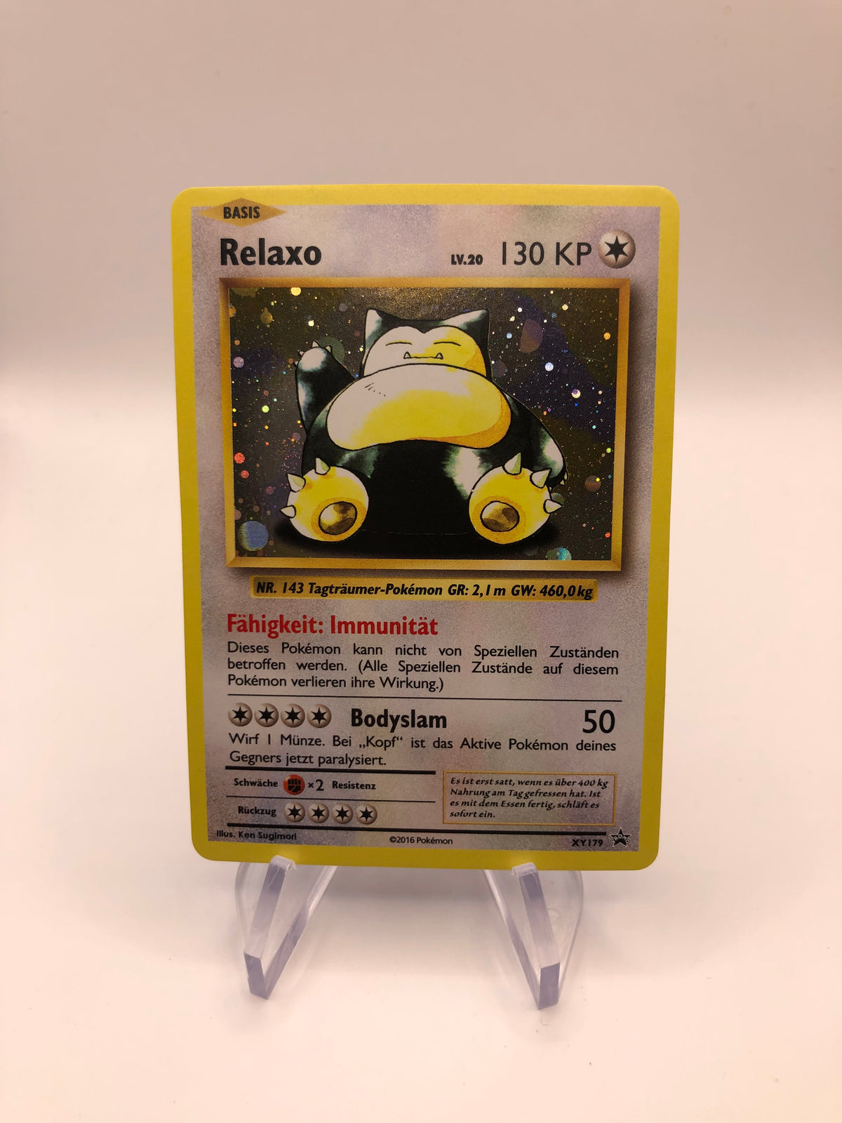 Pokemon Karte Holo Promo Relaxo XY179 Deutsch