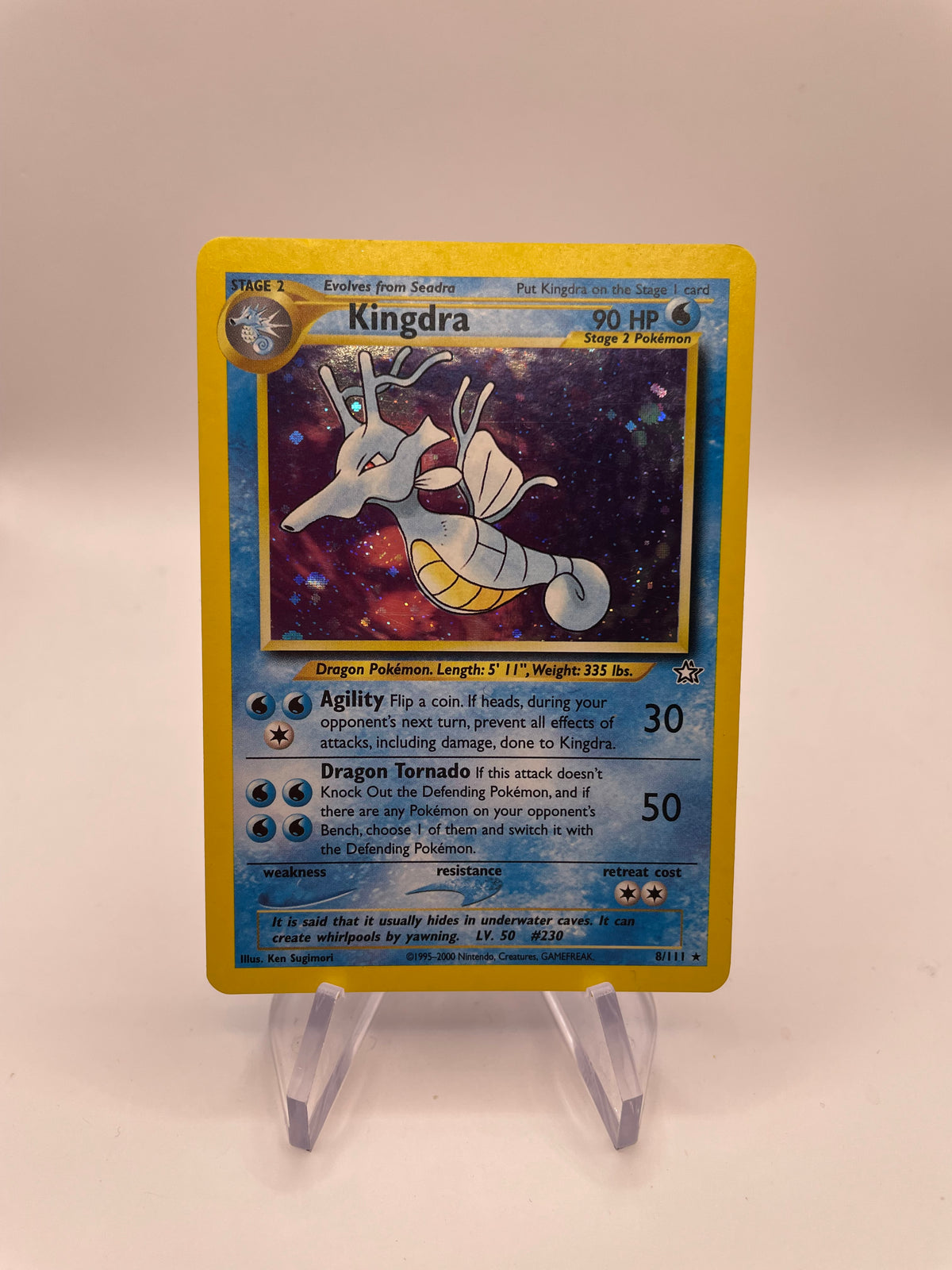 Pokemon Karte Holo Seedraking 8/111 Englisch
