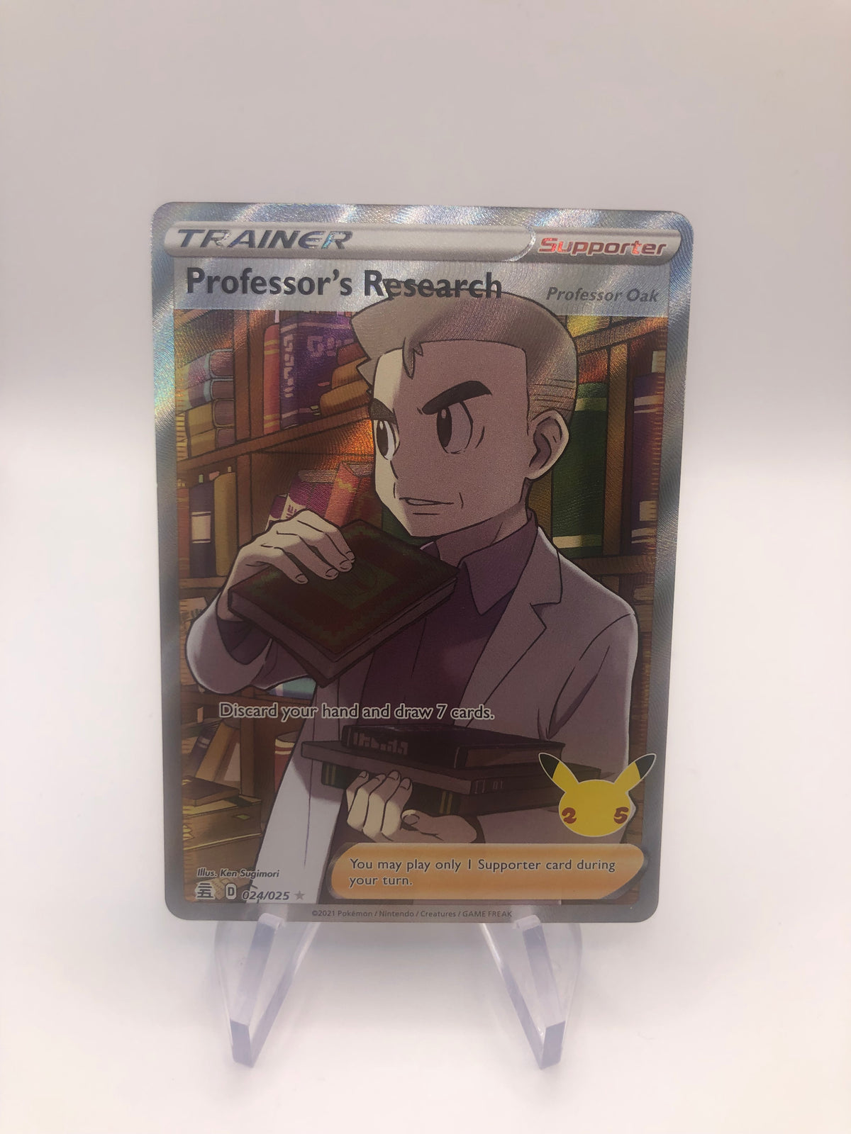 Pokemon Karte Trainer Professor’s Research 24/25 Englisch