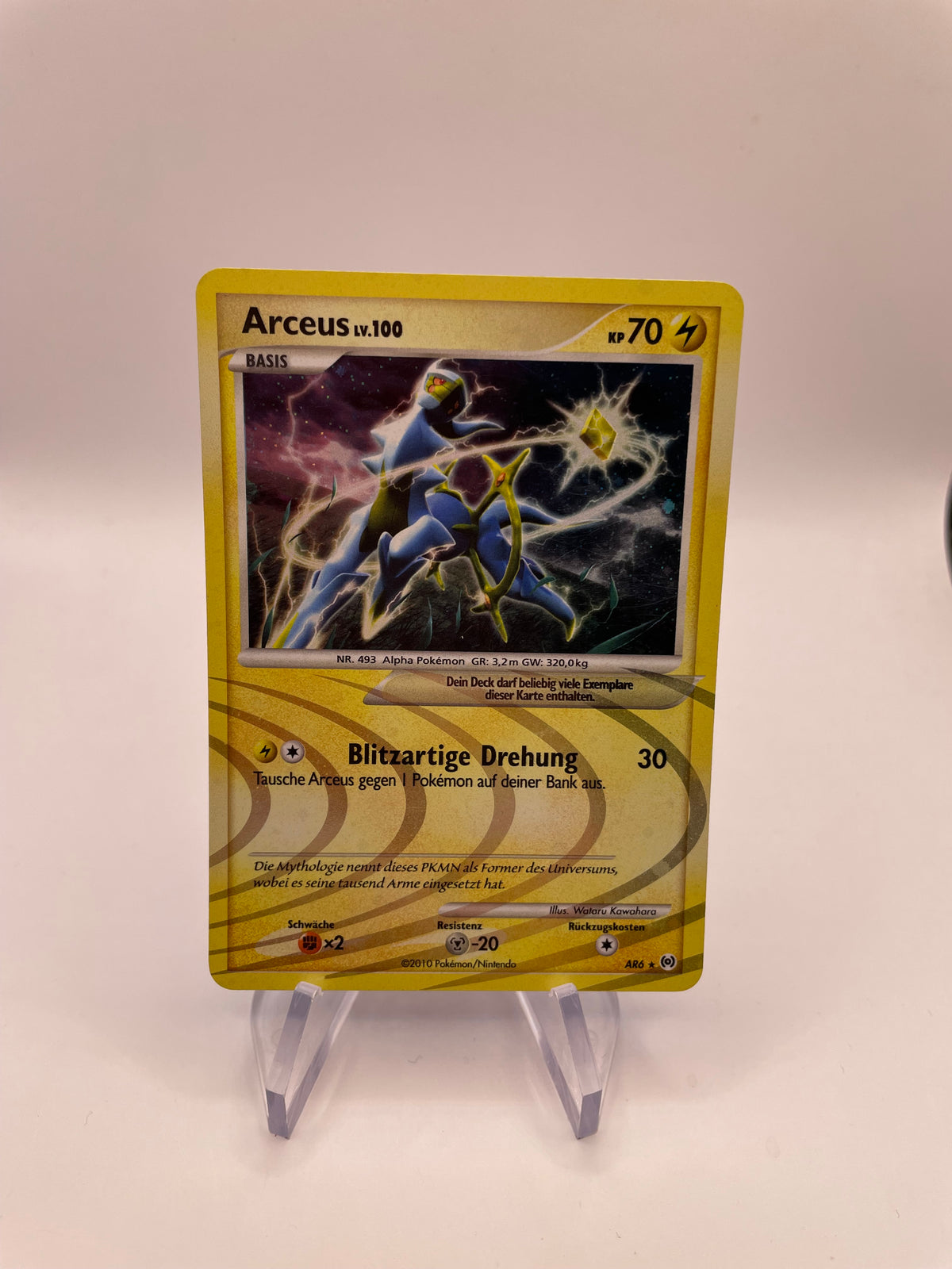 Pokemon Karte Holo Arceus AR6 Deutsch