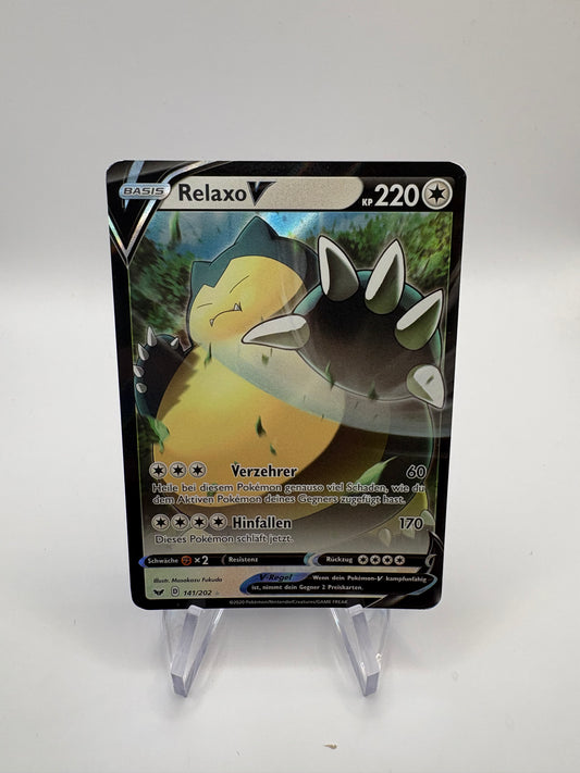 Pokemon Karte V Relaxo 141/202 Deutsch