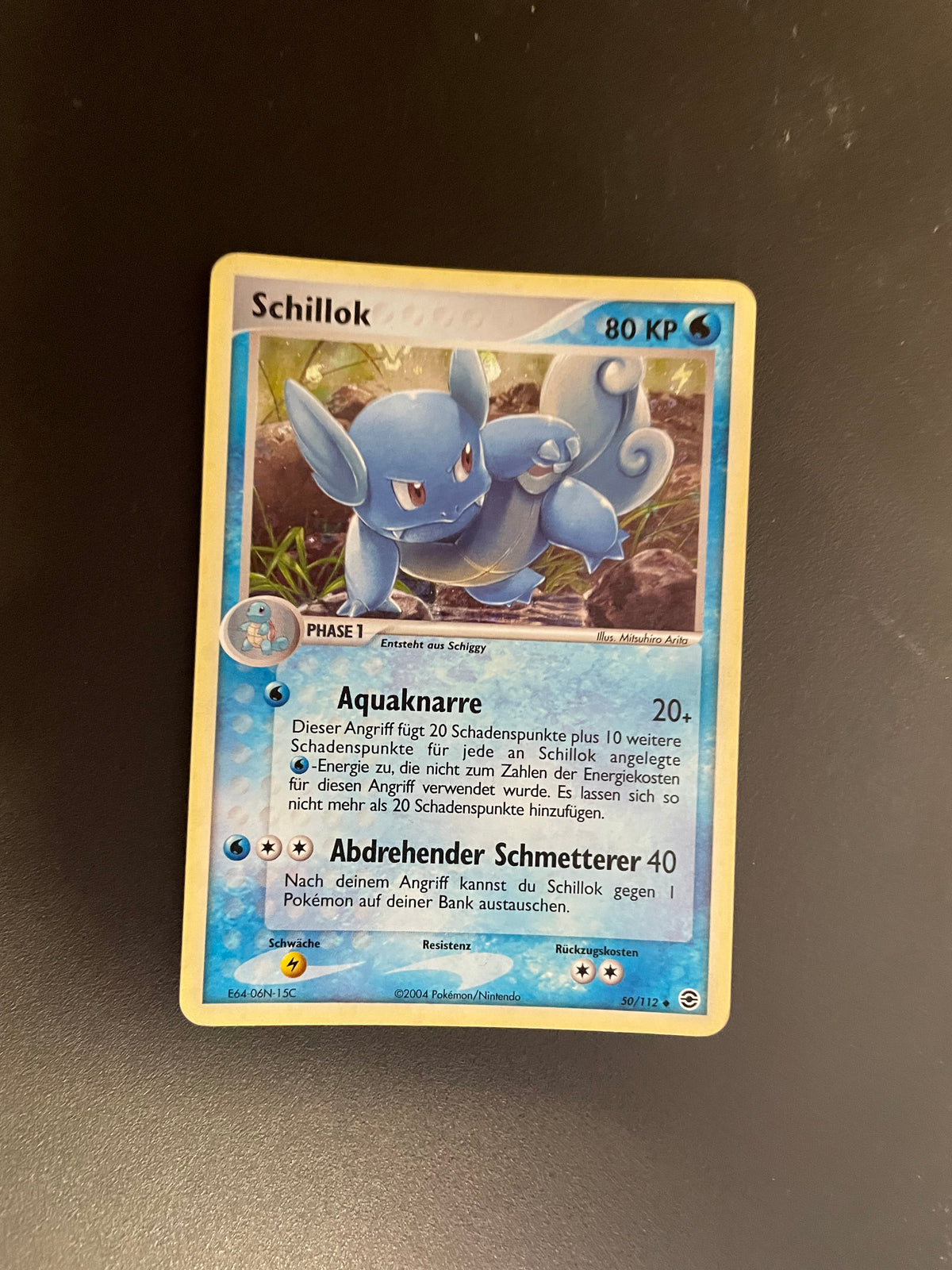 Pokemon Karte Holo Schillok 50/112 Deutsch