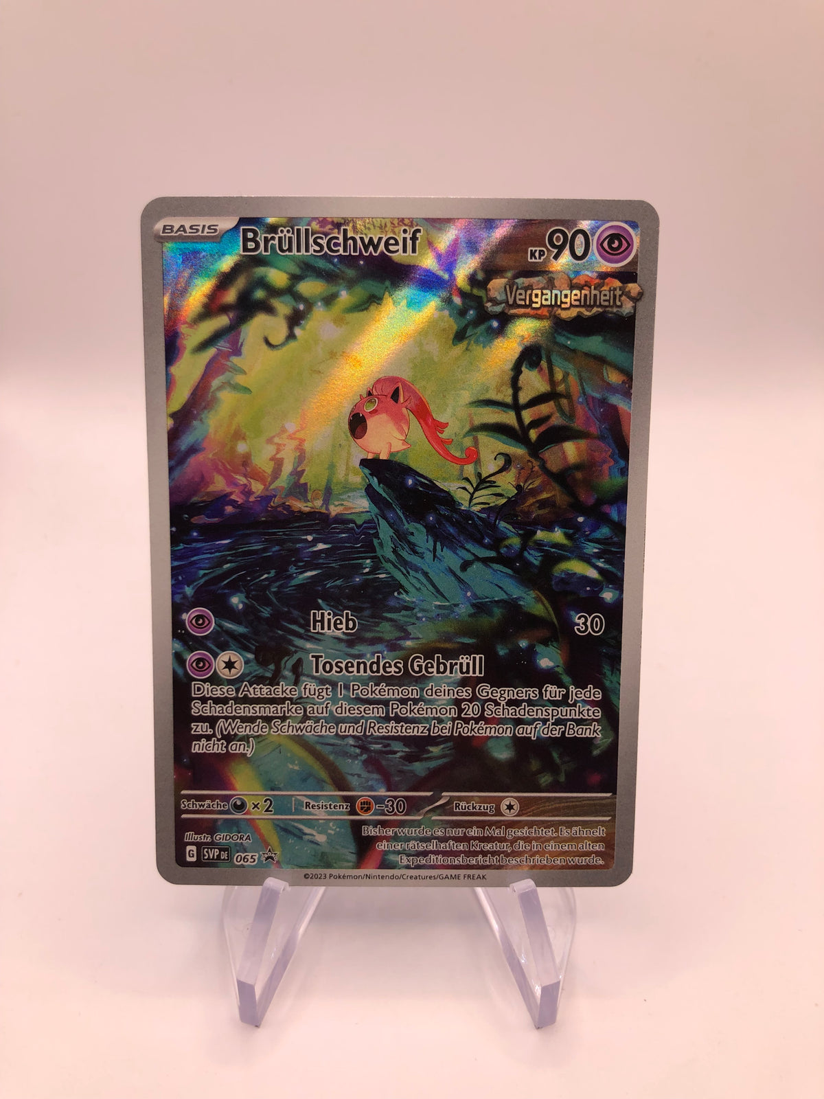 Pokemon Karte Art-Rare Promo Brüllschweif 65 Deutsch