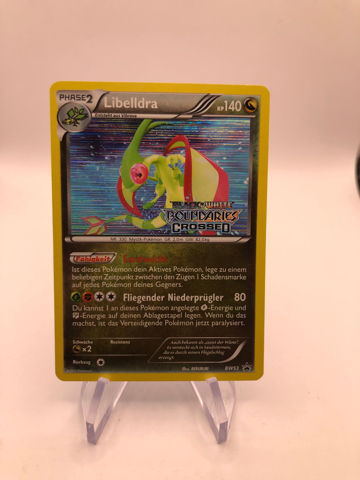Pokemon Karte Pokemon Promo Stamp Holo Libelldra BW53 Deutsch