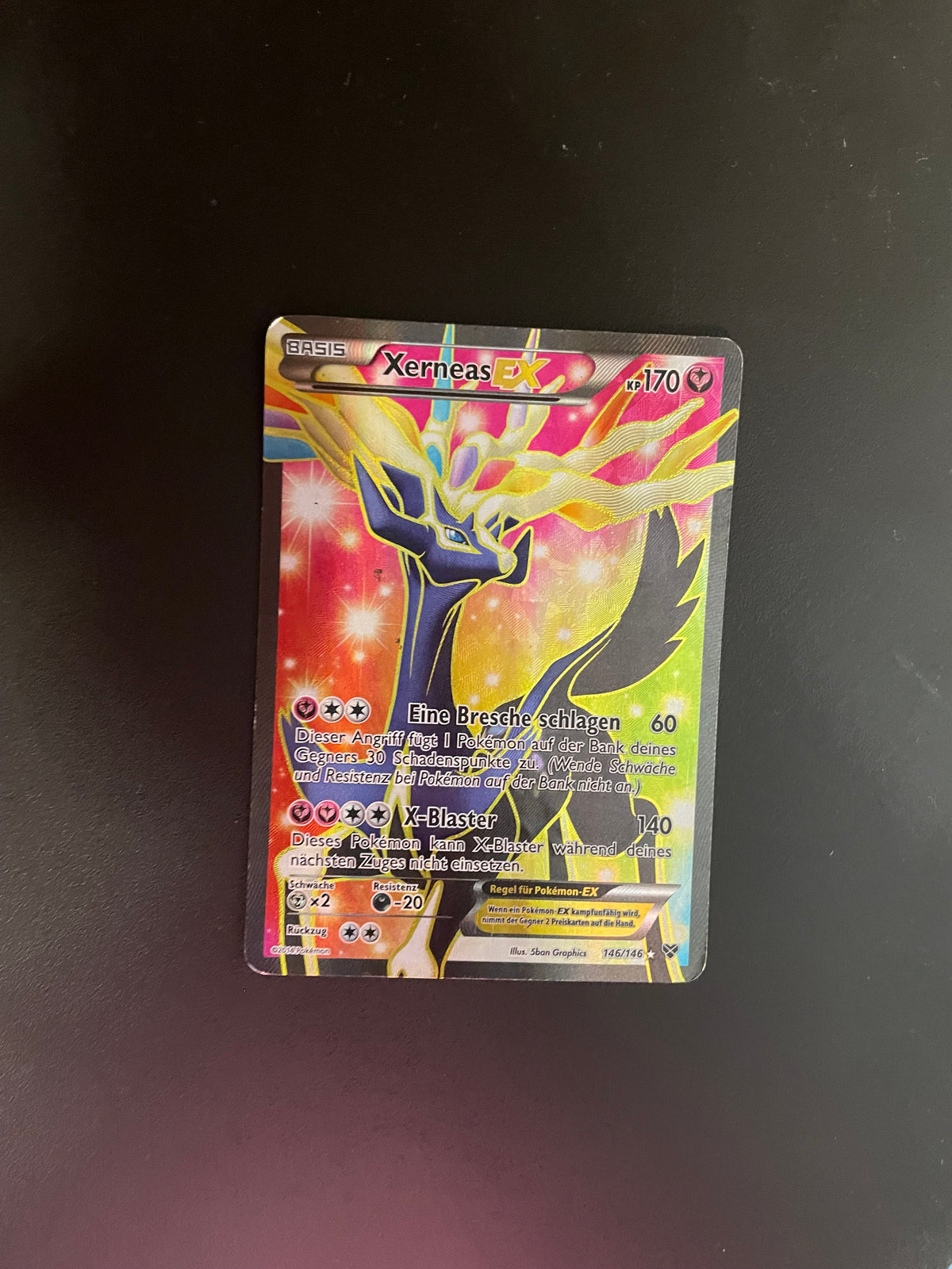 Pokemon Karte EX Xerneas 146/146 Deutsch