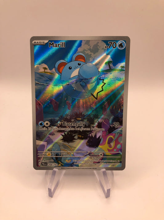 Pokemon Karte Art-Rare Marill 204/193 Deutsch