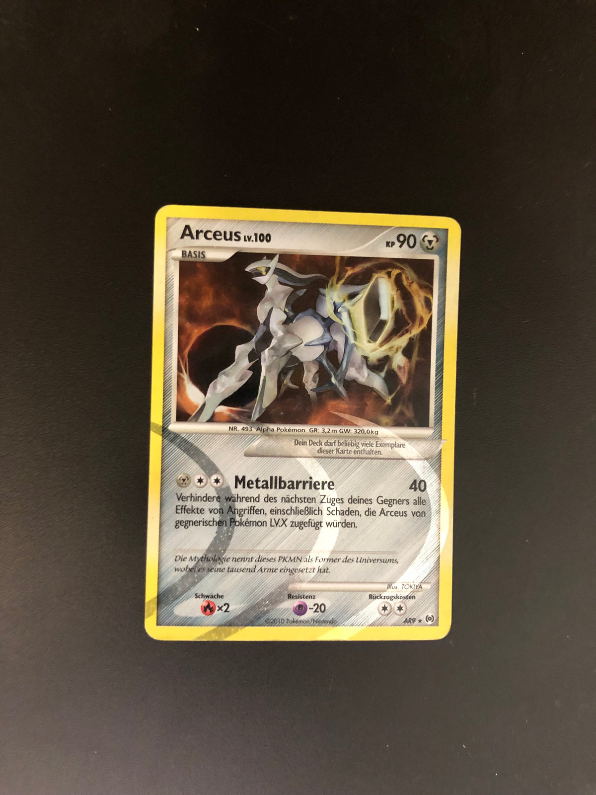 Pokemon Karte Arceus AR9 Deutsch
