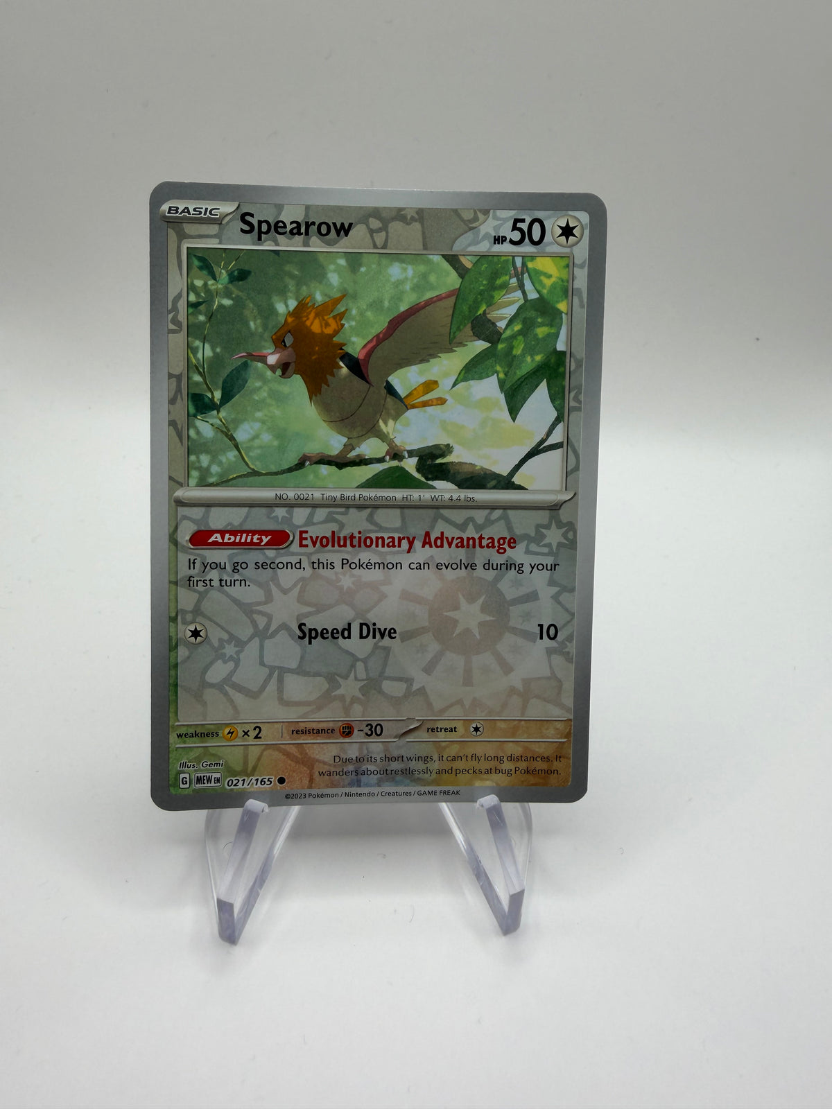 Pokemon Karte Reverse 151 Habitak 21/165 Englisch