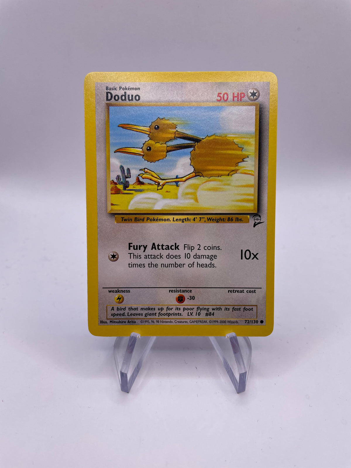 Pokemon Karte Base Set 2 Doduo 72/130 Englisch