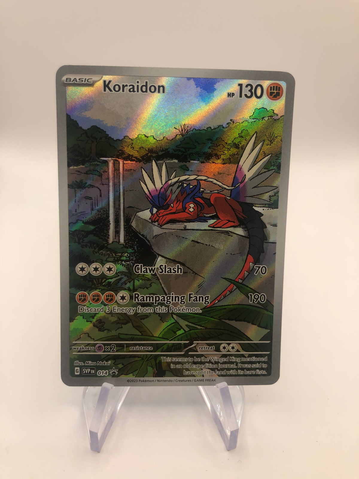 Pokemon Karte Promo Art-Rare Koraidon 14 Englisch