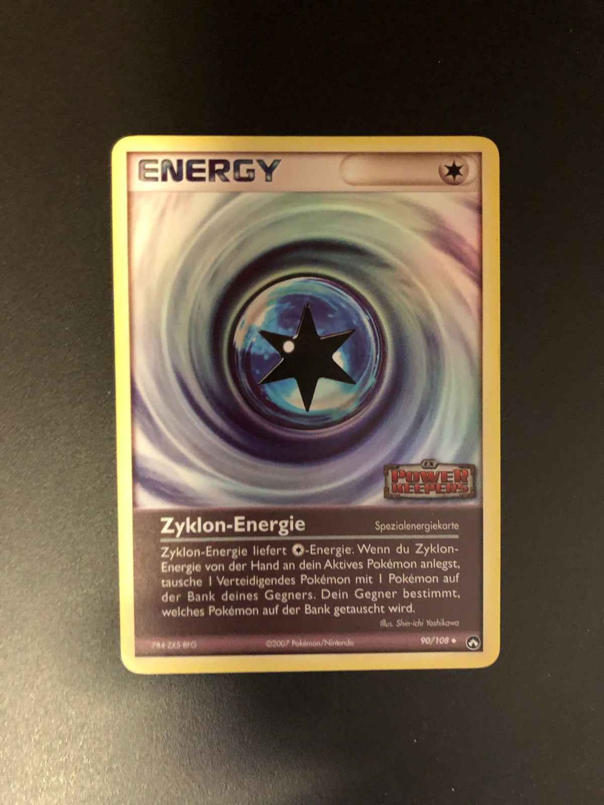 Pokemon Karte Revers Stamp Energy 90/108 Deutsch