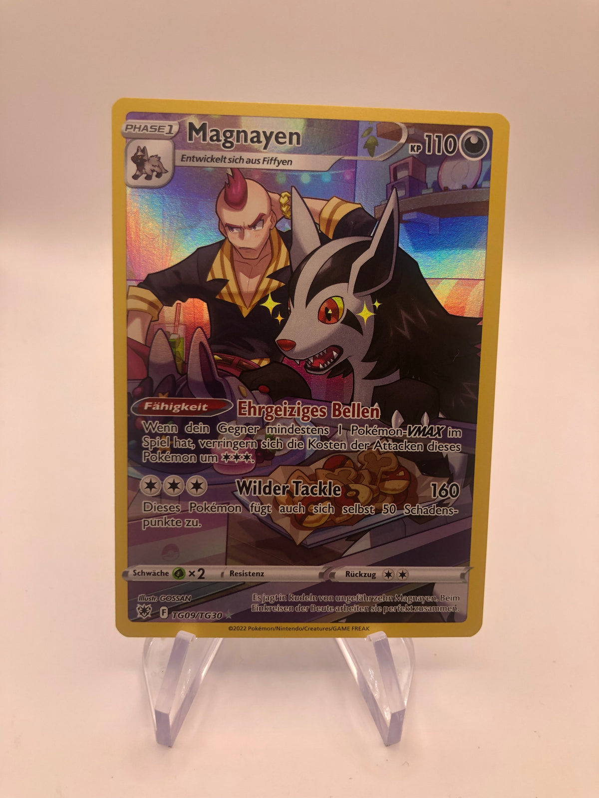 Pokemon Karte Art-Rare Magnayen TG09/TG30 Deutsch