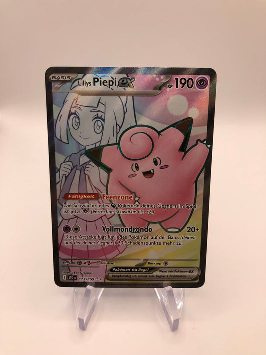 Pokemon Karte EX Fullart Piepi 173/159 Deutsch