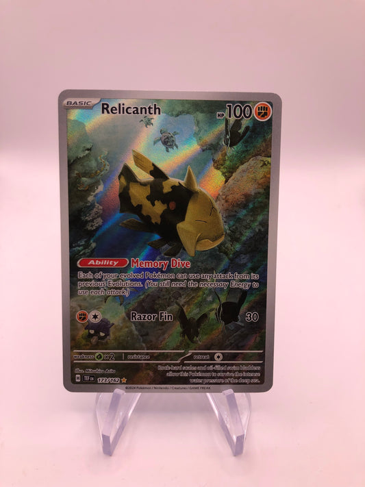 Pokemon Karte Art-Rare Relicanth 173/162 Englisch