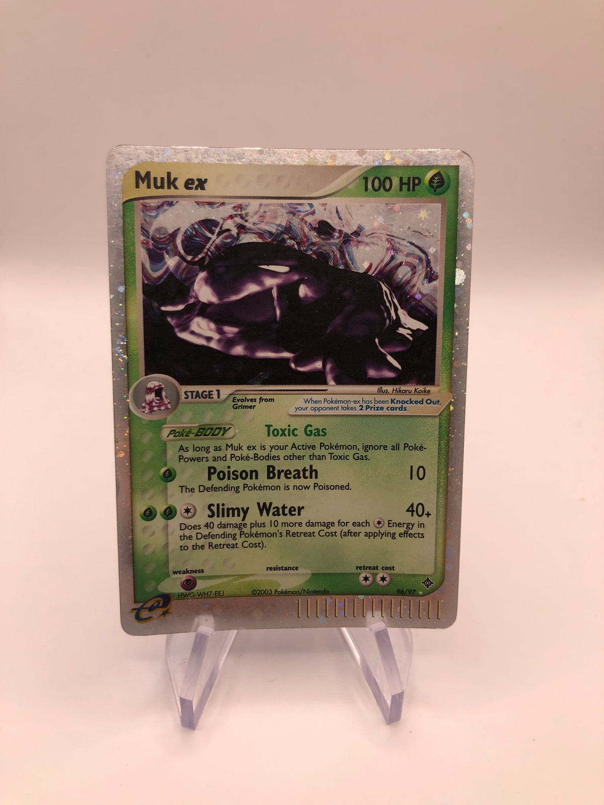 Pokemon Karte Ex Sleimok 96/97 Englisch