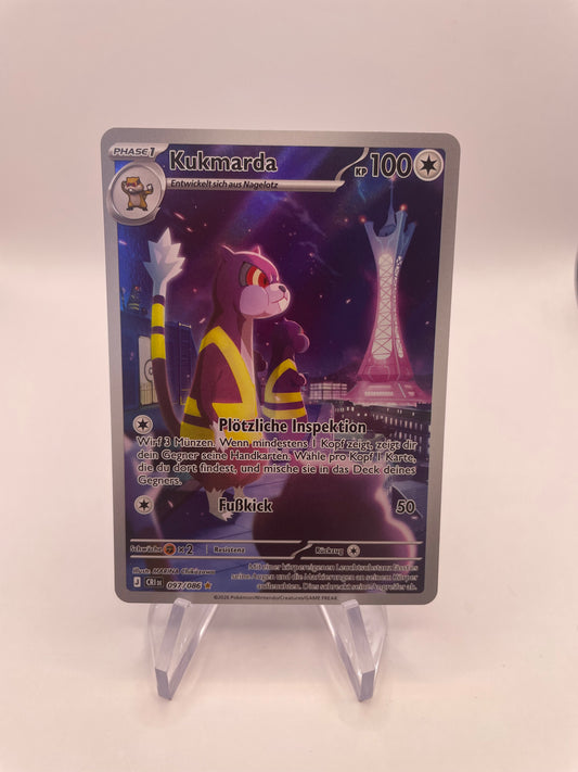 Pokemon Karte Art Rare Kukmarda 97/86 Deutsch