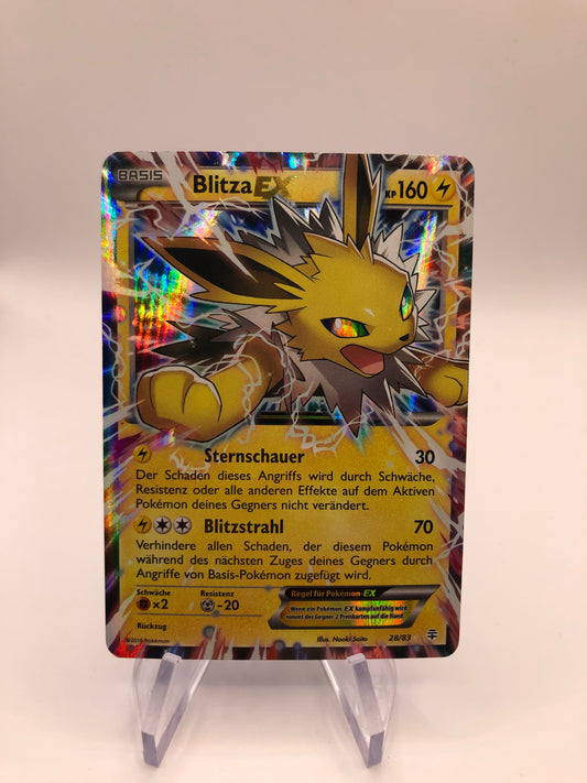 Pokemon Karte EX Blitza 28/83 Deutsch