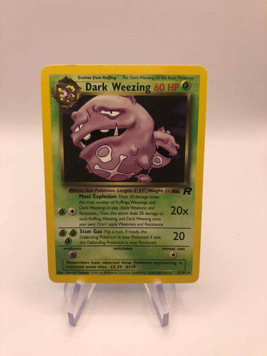 Pokemon Karte Rocket Dunkles Smogmog 31/82 Englisch