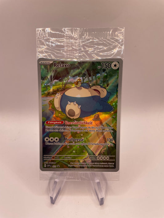 Pokemon Karte OVP Art Rare Relaxo 051 Deutsch