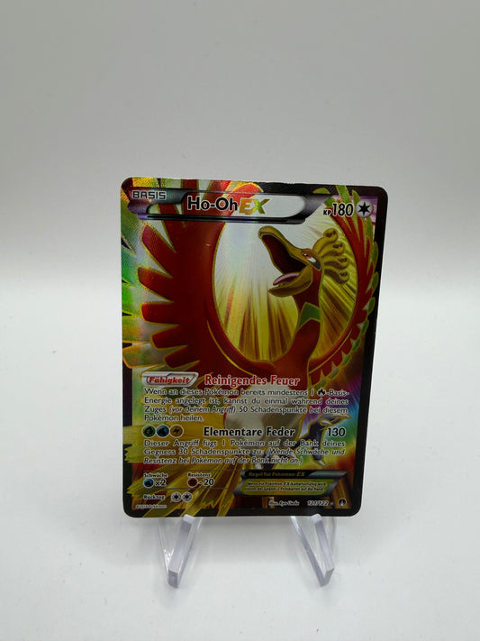 Pokemon Karte EX Fullart Ho-oh 121/122 Deutsch