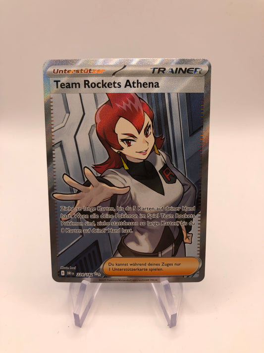 Pokemon Karte Trainer Team Rockets Athena 224/182 Deutsch